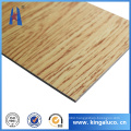 Fireproof Kitchen Decorated Wood Aluminum Composite Wall Cladding